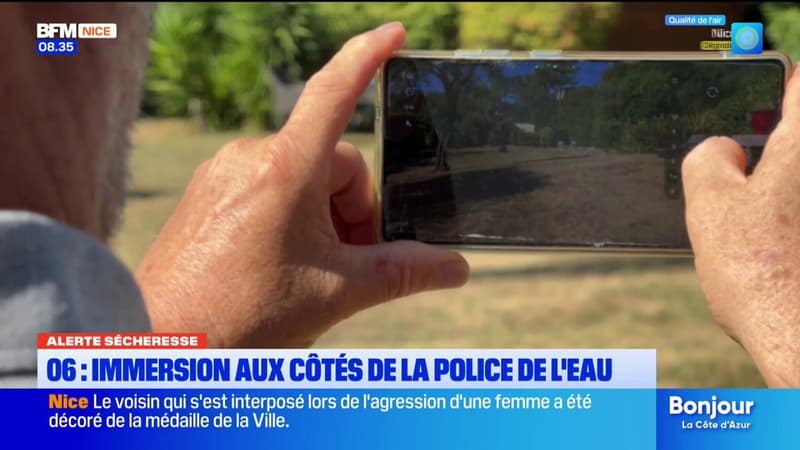 Alerte sécheresse dans les Alpes-Maritimes : immersion aux côtés de la police de l'eau
