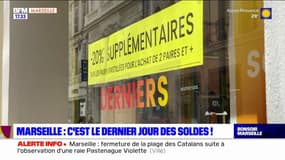 Marseille: dernier jour des soldes d'été