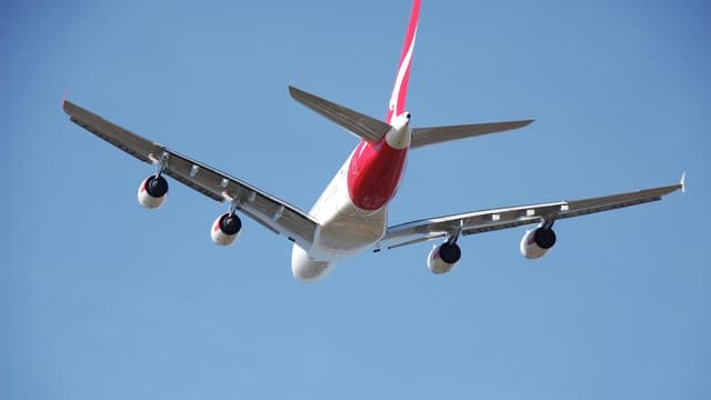 Un A380 de la Qantas. (illustration)