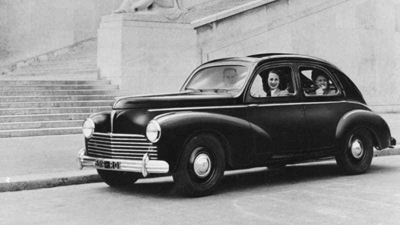 Image d'illustration - La Peugeot 203, en 1948.