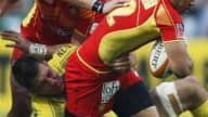 Le centre de l'USAP n'a pas pu inverser la tendance de la rencontre.