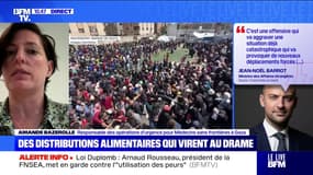 Distributions alimentaires à Gaza: "Ce sont des massacres, il n'y a pas d'autre mot", déclare Amande Bazerolle de Médecins sans frontières