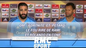 OM : "Fortnite" et "pétard", le fou rire de Rami et Rolando en conf'