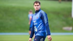 Damian Penaud à l'entraînement du XV de France, le 29 octobre 2024