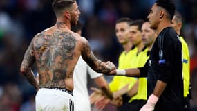 Sergio Ramos et Keylor Navas