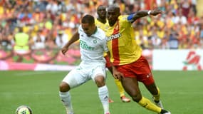 Duel avec Fofana lors de Lens-ASSE