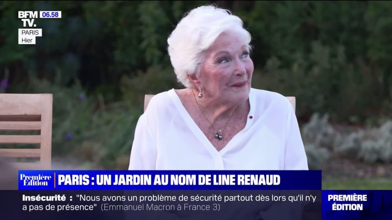 Paris Un Jardin Au Nom De Line Renaud Inaugur E En Sa Pr Sence