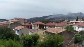 Un feu de forêt prés de Toulon - Témoins BFMTV