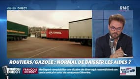 Est-ce normal de réduire les aides au gazole pour les transporteurs routiers? Ca fait débat sur RMC