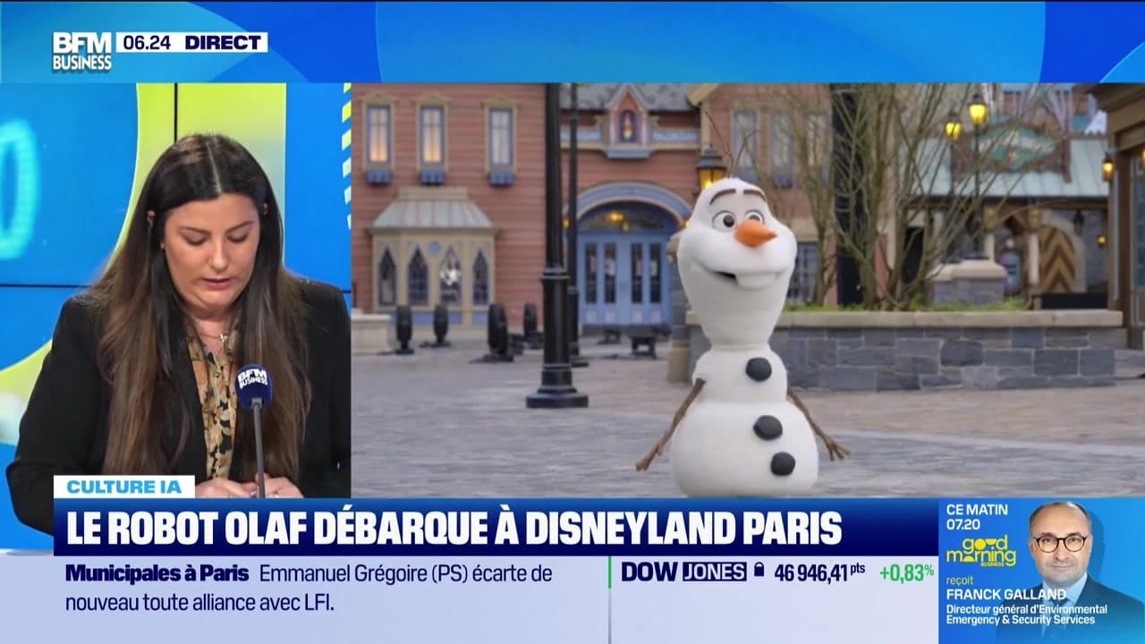 Culture IA : Le robot Olaf débarque à Disneyland Paris, par Léa Benaim