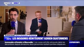 Réintégration d'Adrien Quatennens au sein de LFI: "Je suis très surpris de voir que c'est un quasi non-évènement", réagit Alexis Izard, député Renaissance 