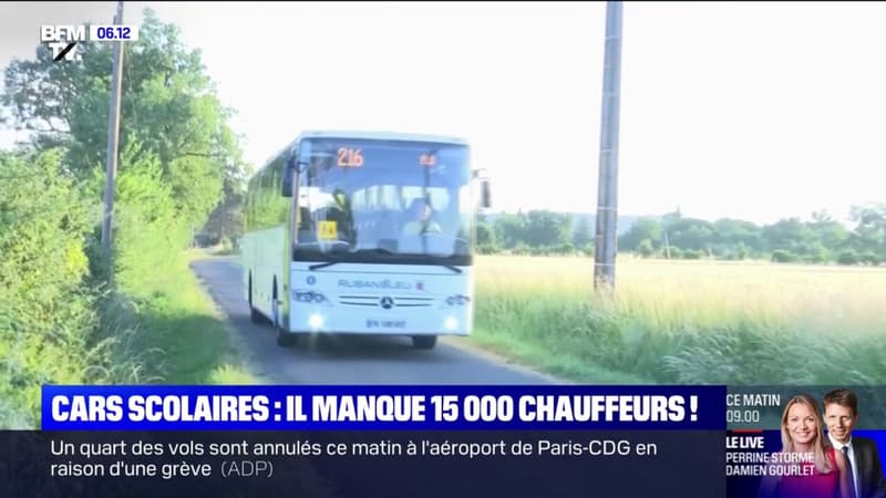 15.000 chauffeurs de cars scolaires manquants en France pour la prochaine rentrée scolaire