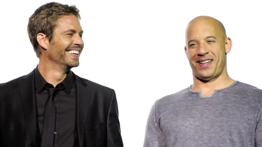 Paul Walker et Vin Diesel, le 17 mars 2009 à Bochum en Allemagne.