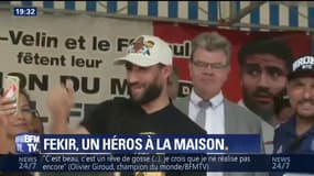 Le retour triomphal de Nabil Fekir à Vaulx-en-Velin, son club d'origine !