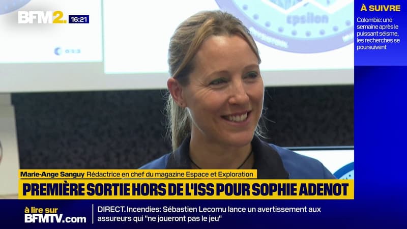 "Je suis prête": l'astronaute Sophie Adenot sur sa première sortie extravéhiculaire ce mardi
