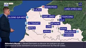 Météo: une journée nuageuse, jusqu'à 12°C à Dunkerque