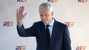 Le ministre de l'Economie Bruno Le Maire à la Rencontre des entrepreneurs de France (La Ref) du Medef à Paris, le 25 août 2021
