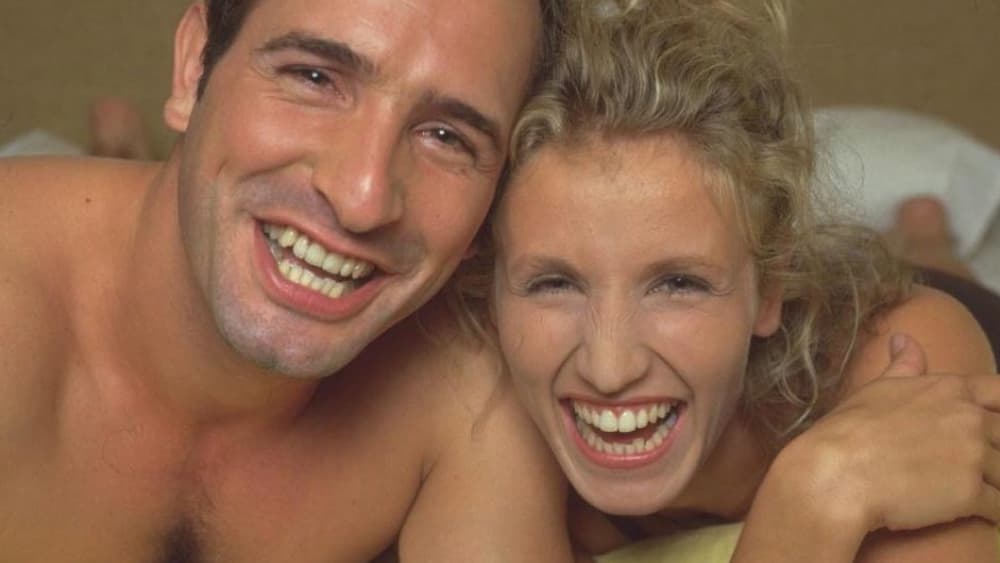 Jean Dujardin et Alexandra Lamy dans la série Un gars, une fille". Jean Dujardin et Alexandra Lamy dans la série Un gars, une fille".