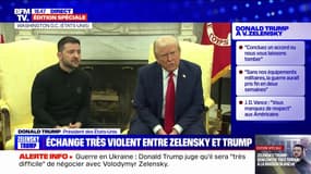 Donald Trump à Volodymyr Zelensky: "Il faut être un peu reconnaissant, vous n'avez pas les cartes en main" 