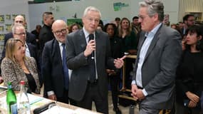 Le ministre de l'Economie, Bruno Le Maire, au Salon de l'agriculture à Paris le 26 février 2023