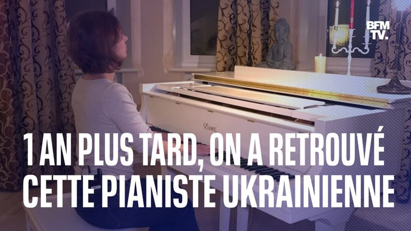 Un an après sa vidéo virale, BFMTV a retrouvé cette pianiste ukrainienne