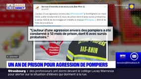 Bas-Rhin: un an de prison pour avoir agressé des sapeurs-pompiers