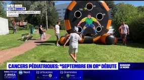 Lille: début de "Septembre en or" pour sensibiliser au cancer pédiatrique