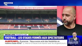 Matchs à huis clos: le président du LOSC parle d'une décision "tout à fait compréhensible"