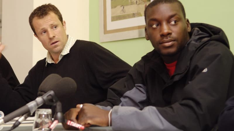 Renaud Longuèvre, ici aux côtés de Ladji Doucouré, une image du passé ?