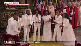 "Alléluia" entonné par un groupe de gospel pendant le couronnement de Charles III