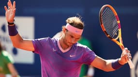 Rafael Nadal au tournoi de Barcelone, le 24 avril 2021.