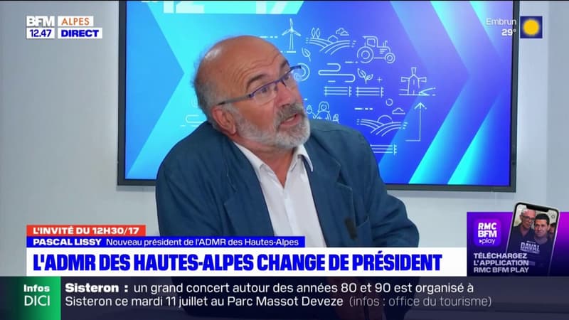 Hautes-Alpes: Pascal Lissy, nouveau président de l'ADMR détaille ses missions quotidiennes