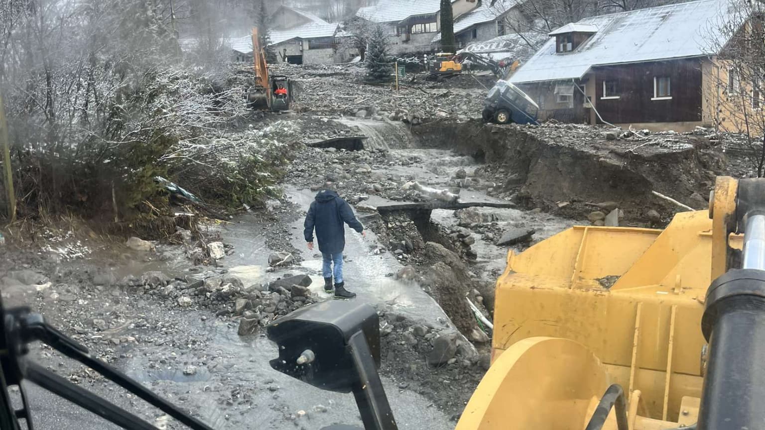 La route de la Rua à Risoul