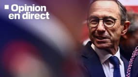 Le ministre de l'Intérieur Bruno Retailleau à Mâcon le 28 septembre 2024. 