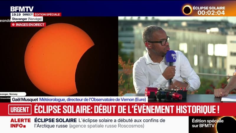 Éclipse solaire: début de l'évènement historique en Norvège
