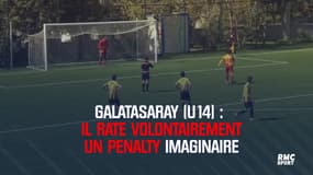 Galatasaray (U14) : Il rate volontairement un penalty inexistant 
