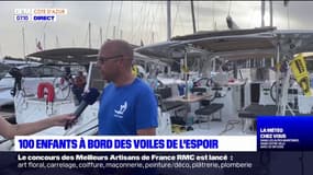Saint-Raphaël: 100 enfants à bord des Voiles de l'Espoir
