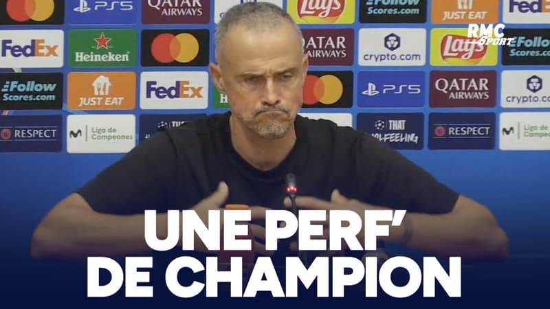BarÃ§a 1-2 PSG :"Peu importe nos joueurs, nous sommes lÃ " se satisfait Luis Enrique