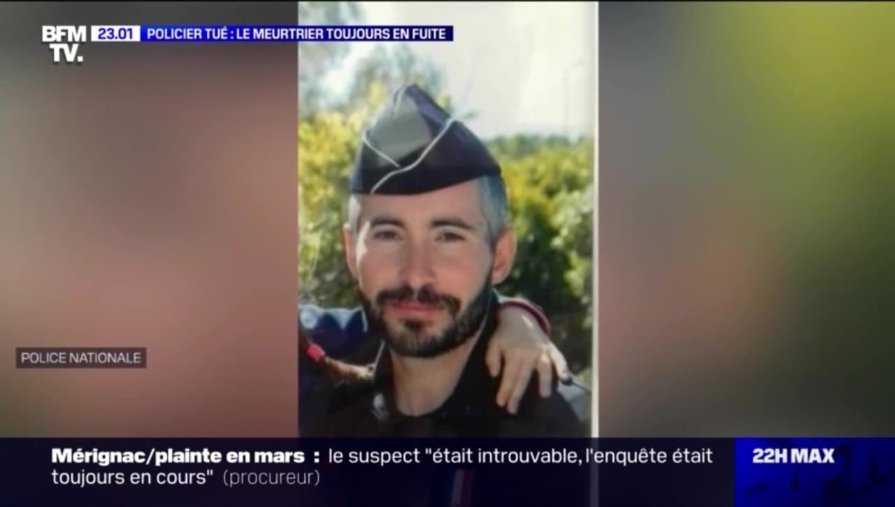 Policier tué : le meurtrier toujours en fuite
