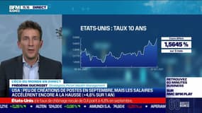 Frédérik Ducrozet (Pictet Wealth Management) : Peu de créations de postes en septembre aux USA, mais les salaires accélèrent encore à la hausse - 08/10