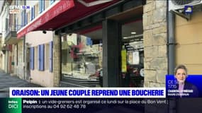 Oraison: un jeune couple reprend une boucherie