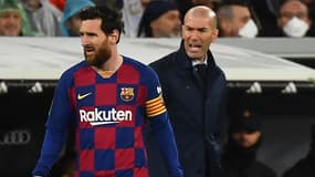 Lionel Messi et Zinédine Zidane