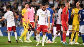 Rayan Cherki après Strasbourg-OL le 13 août 2023