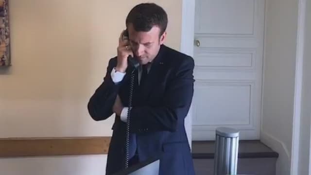Emmanuel Macron s'est entretenu avec des citoyens.