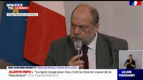 Éric Dupond-Moretti: "Toucher aux forces de l'ordre c'est toucher, blesser, tuer la République"