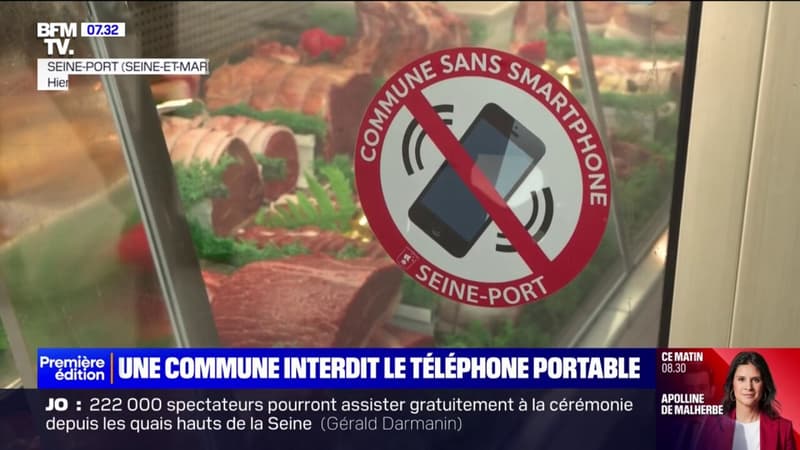 La ville de Seine-Port interdit le téléphone portable dans l'espace public