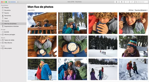 La fonction "Mon flux de photos", d'Apple