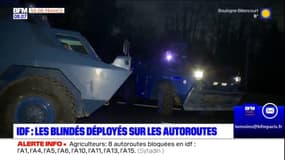 Ile-de-France: des blindés de la gendarmerie déployés sur l'A6 près de l'aéroport de Paris-Orly