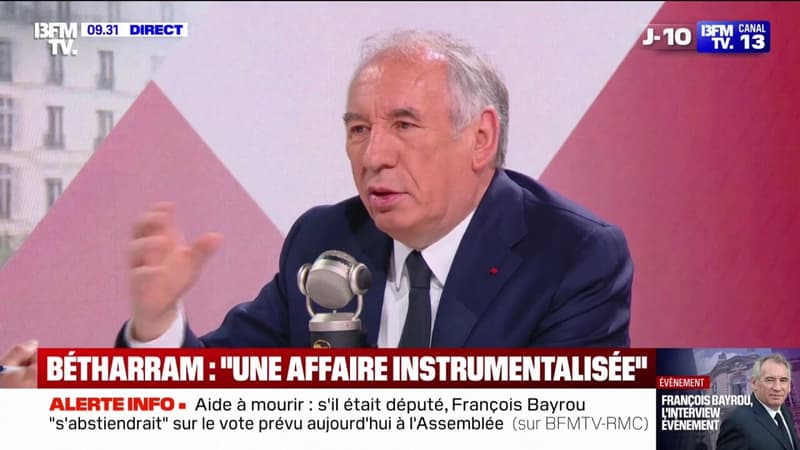 Affaire Bétharram: Je n'ai jamais rien caché, assure François Bayrou