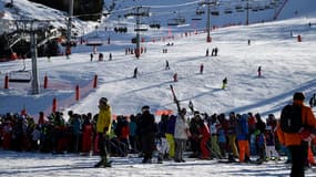Ski : du monde sur les pistes de la station des Menuires en 2017 (ILLUSTRATION)